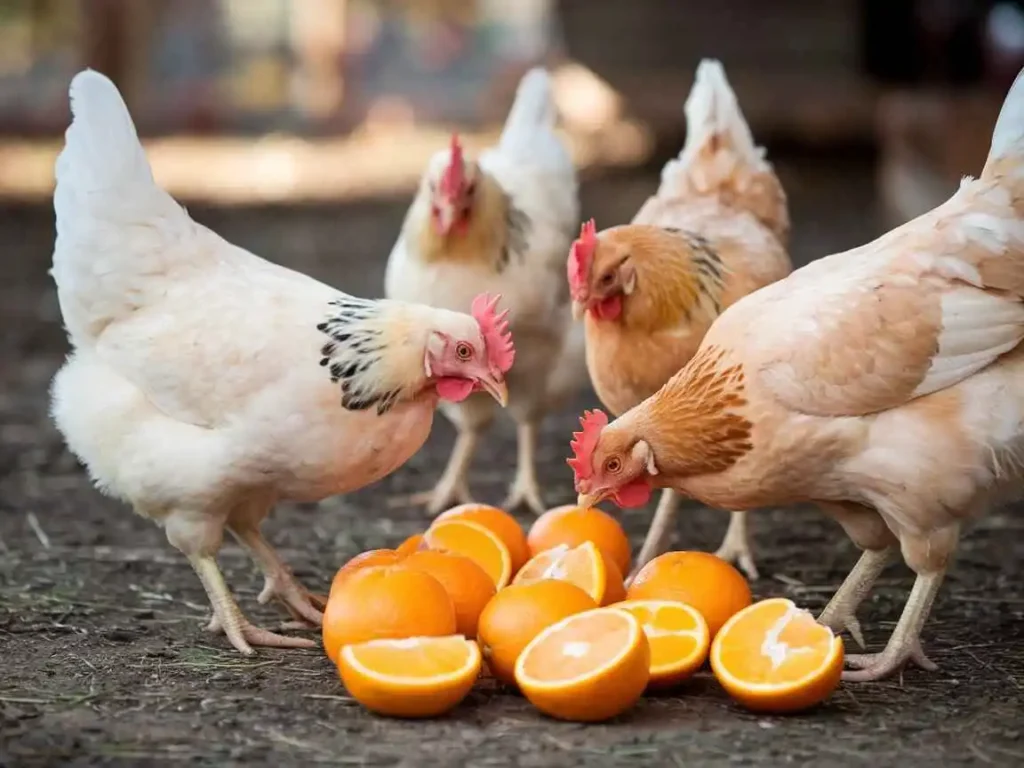 How to Feed Oranges to Chickens