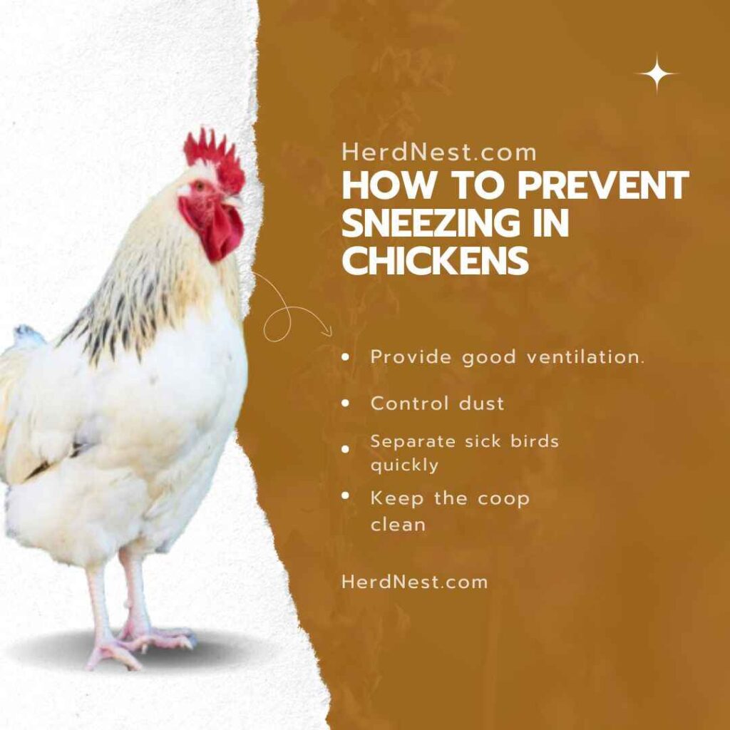 How to Prevent Sneezing in Chickens